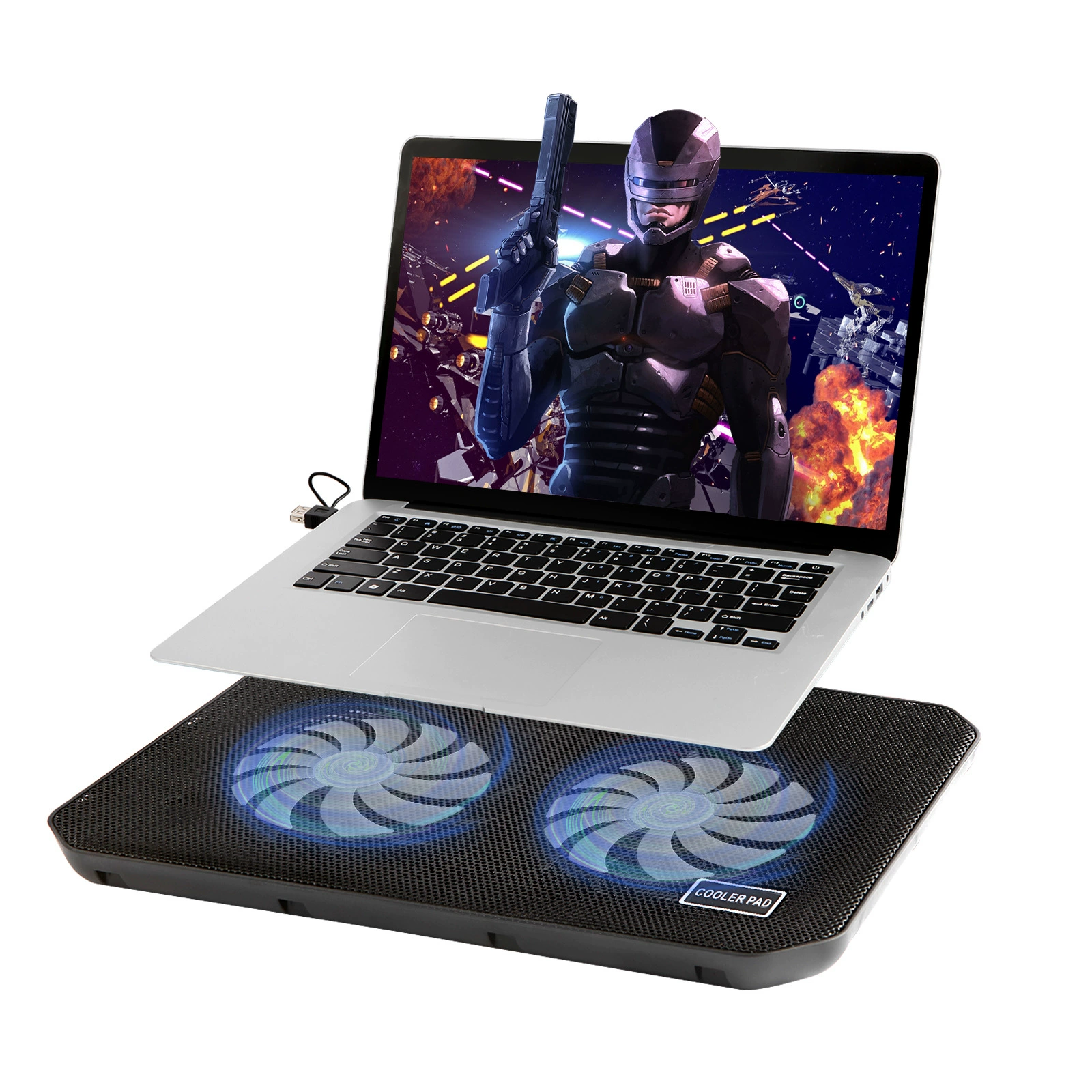 Laptop, ультратонкий бесшумный радиатор, 10b, 6 дюймов