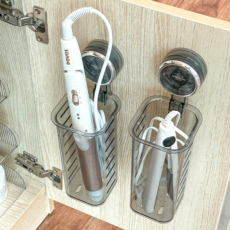 吸盤巻き棒収納棚壁掛け式穴なしトイレ洗面台壁ストレート櫛寮棚|undefined