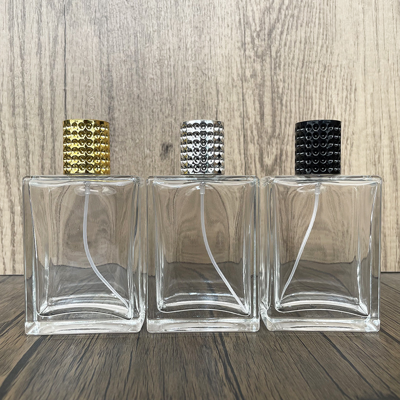 现货B069-100ml时尚透明香水喷雾瓶化妆品分装瓶便携式玻璃空瓶子