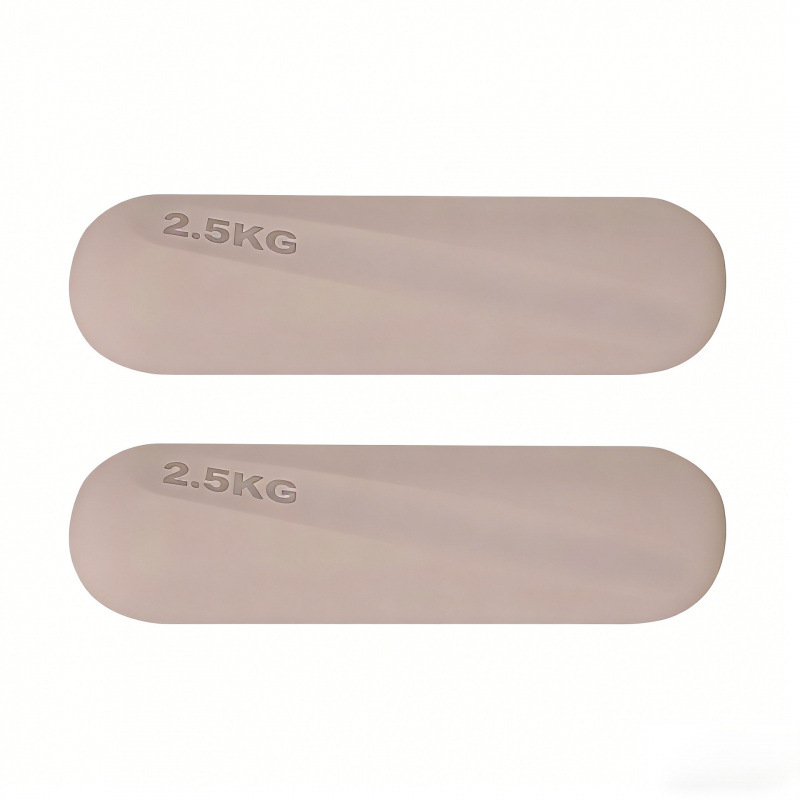 Dumbbell redondo de silicona fijo equipo de fitness yoga pilates entrenamiento de fuerza dumbbell redondo de silicona