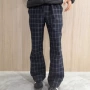 宽松微喇男款直筒休闲裤