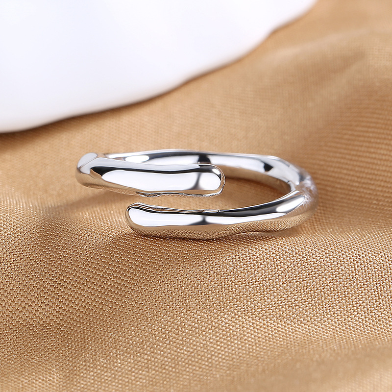 Open Ring Classification 1 Piece Quantity 1 Piece Fashion Solid Color Copper Plating Open Ring
