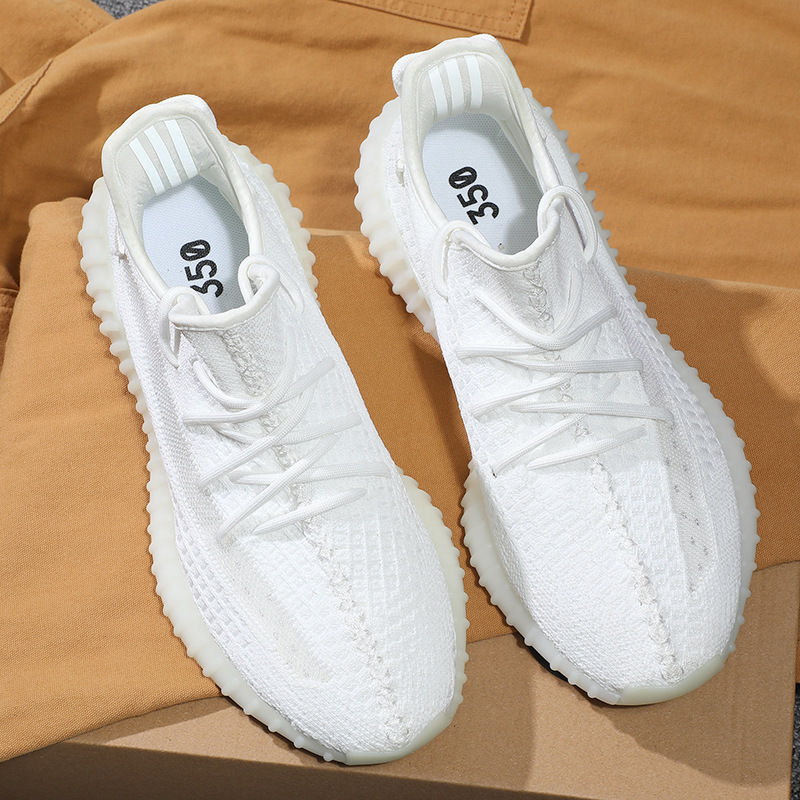 In-Stock Putian Baiyi Coconut Shoes Men's 350 Lightweight Sports Shoes Men's Casual Trendy Shoes Breathable White Silk Running Shoes In-Stock Putian Baiyi Coconut Shoes Men's 350 Lightweight Sports Shoes Men's Casual Trendy Shoes Breathable White Silk Running Shoes