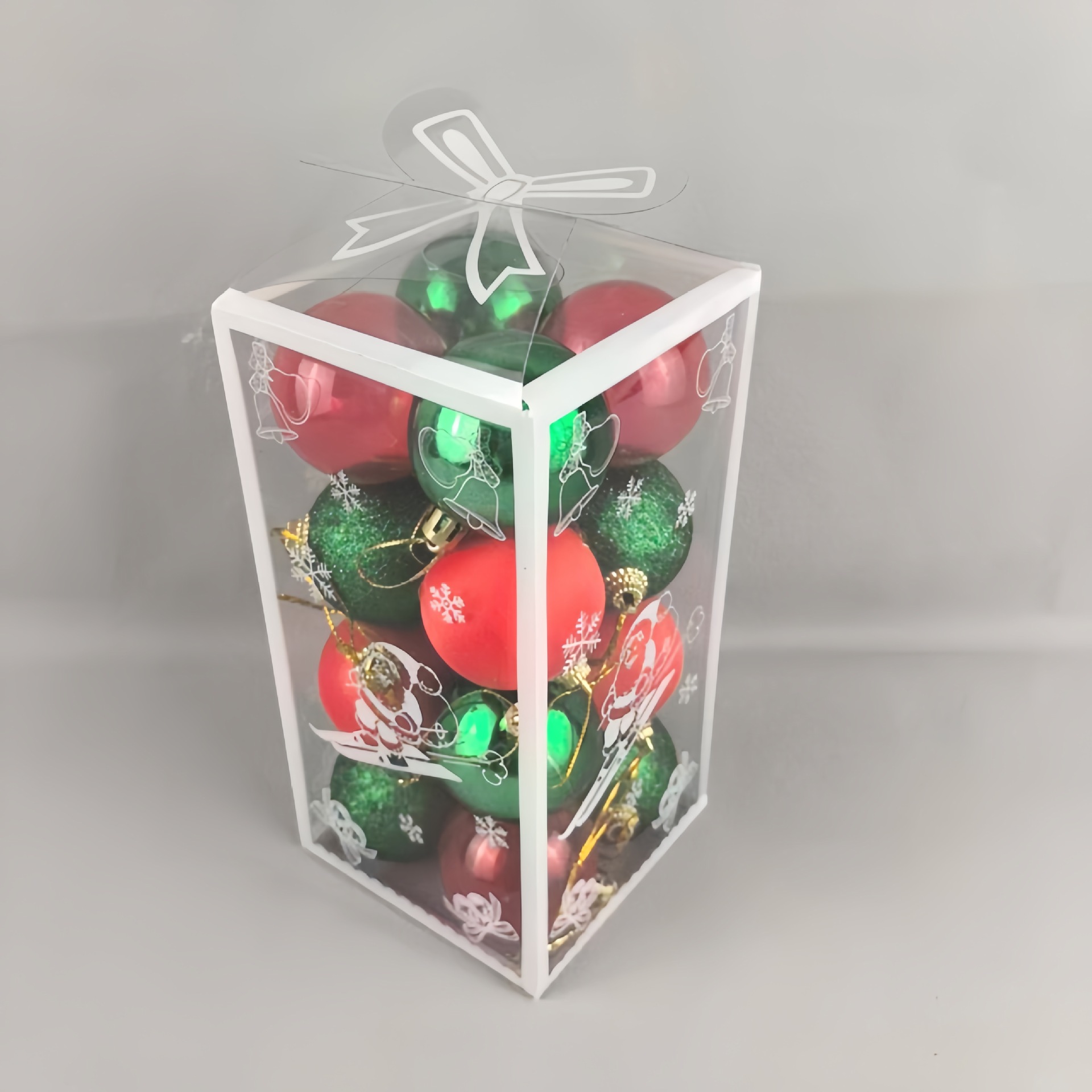 Nuevos adornos de Navidad transfronterizos colgantes bolas de Navidad set bolas de Navidad colgantes de árbol de Navidad caja de regalo bolas de Navidad P
