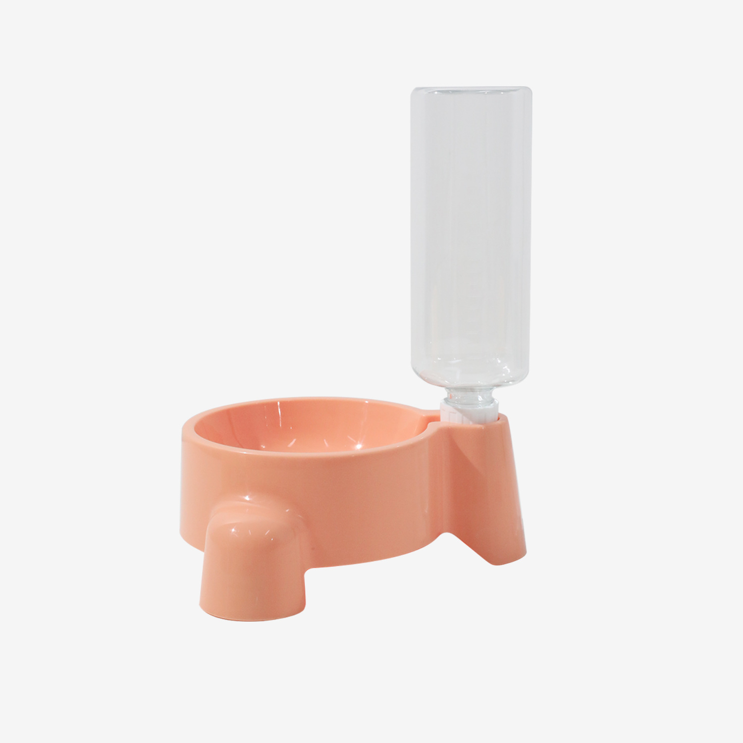 Cuenco para gatos para mascotas Pipitao Bolsas originales con botella de agua para beber Tazón individual Suministros para gatos Tazón individual para beber