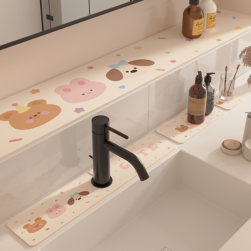 Bathroom Faucet Absorbent Pad Diatom Mud Sink Drain Pad Kitchen Countertop Absorbent Oil-Absorbing Pad Card Slot Pad Bathroom Faucet Absorbent Pad Diatom Mud Sink Drain Pad Kitchen Countertop Absorbent Oil-Absorbing Pad Card Slot Pad