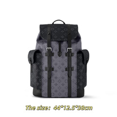 现货男士双肩包潮流时尚印花休闲大容量压花新款旅行背包商务背包