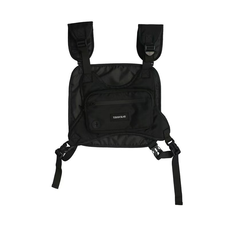 Cross-border tactical vest backpack, outdoor sports bag, cycling bag, multi-functional off-road vest bag, shoulder and chest pack
