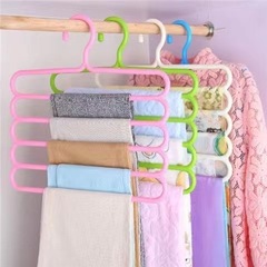 Home Anti-slip Multi-layer Pants Rack Multi-functional Wardrobe 5-Level Pants Hanger Scarf Rack Silk Tie Hanger