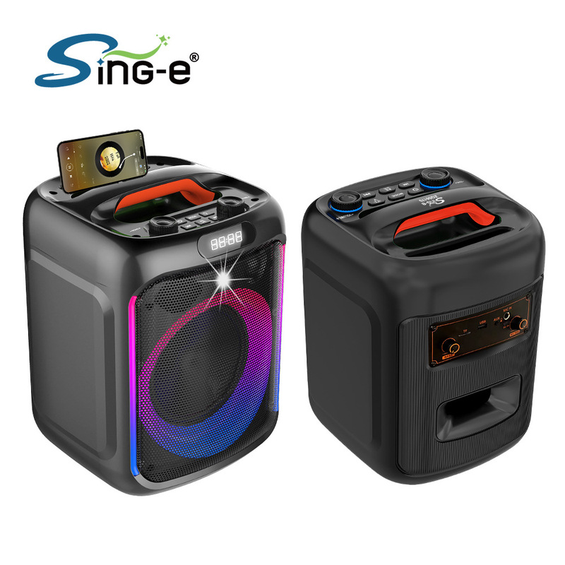 SING-E ZQS-6170 6.5inch カード Bluetooth スピーカー マイク付き リモコン ポータブル スピーカー|undefined