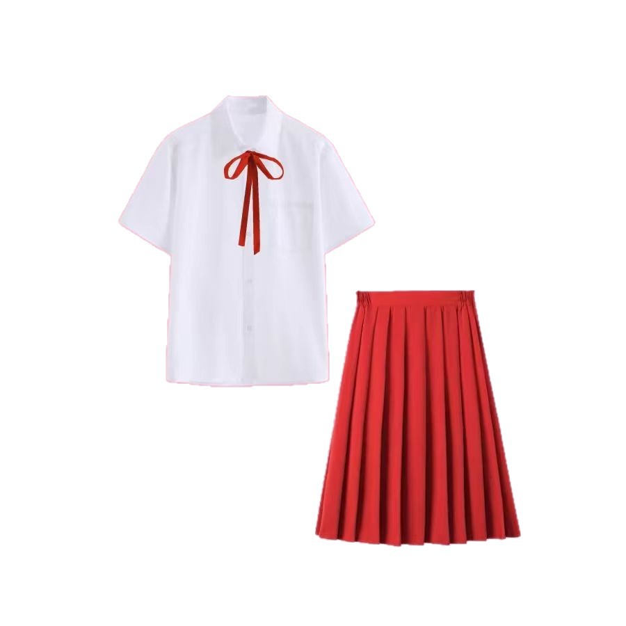 朗诵合唱演出服小学生初中生高中生运动会毕业班服校服套装学院风
