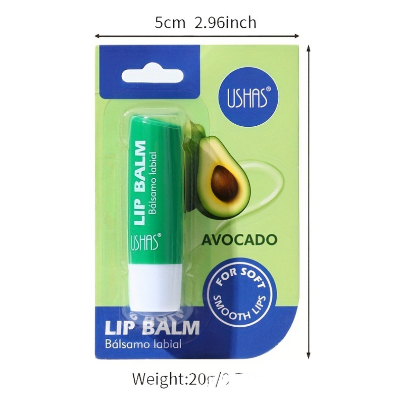 Bálsamo labial de venta caliente transfronterizo de USHAS Bálsamo labial en caja Hidratante e hidratante para reducir las líneas de los labios Mascarilla de labios explosiva image 1