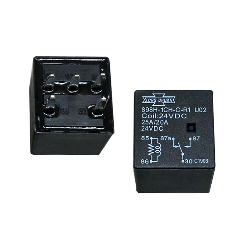 Оригинальное реле Songchuan 898H-1CH-C-R1 U02 24VDC высокомощное постоянного тока автомобильное реле 25A