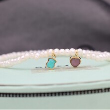 ��ԼС��S925����18k�ƽ���ȻʯͷС������ŷ���羳��ˮ��������