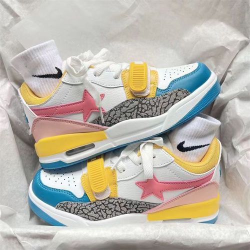 National trend ins style star air cushion shoes for women niche original couple versatile student running light sports shoes for men and women