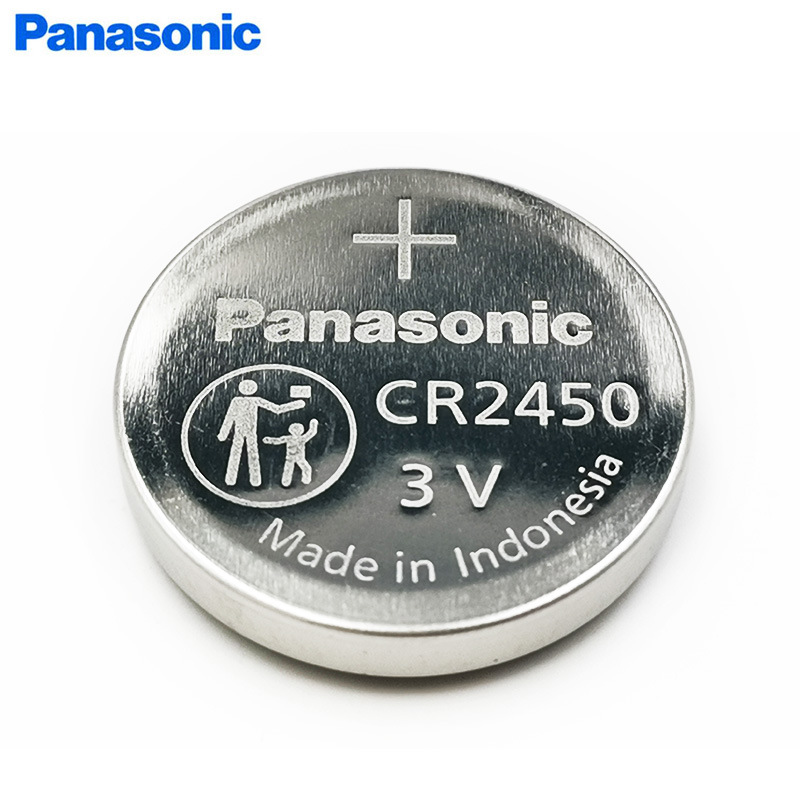 原装正品Panasonic松下CR2450 3V印尼产工业包装锂电池长期现货