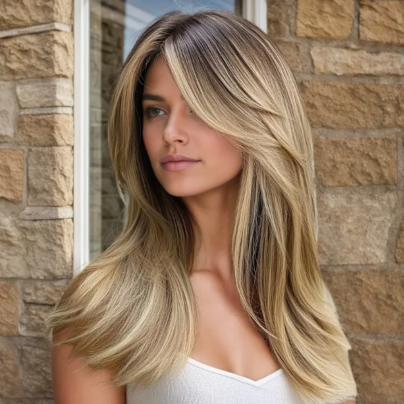 Europa y los Estados Unidos de moda transfronteriza venta caliente en ocho caracteres franjas micro-roll para usar diariamente fibra química peluca de seda de alta temperatura