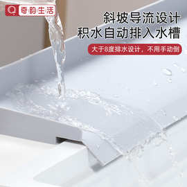 ♔水池挡水板防溅板加高 硅胶全包挡水垫 厨房水槽边缘保护罩排水