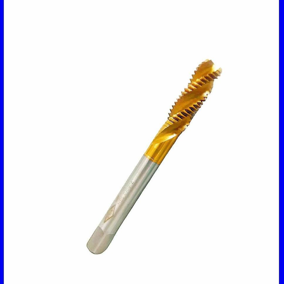 全磨制含钴螺旋槽机用丝锥四角柄复合丝锥电钻打孔螺旋丝锥