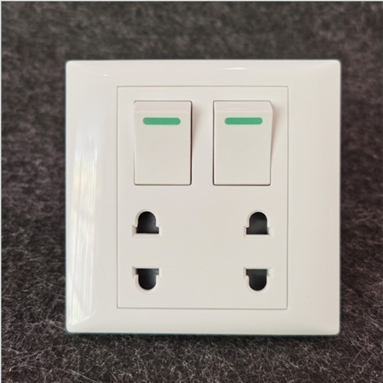 JN佛山工厂柬埔寨开关ABS开关插座86开关插座5孔8孔插座非标出口