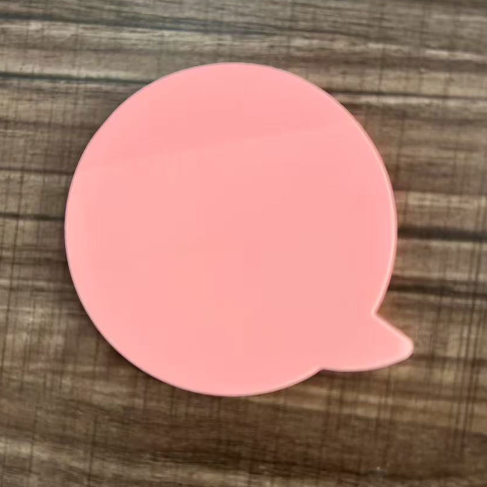 핑크색 애완동물 버블 스티커 메모 50개