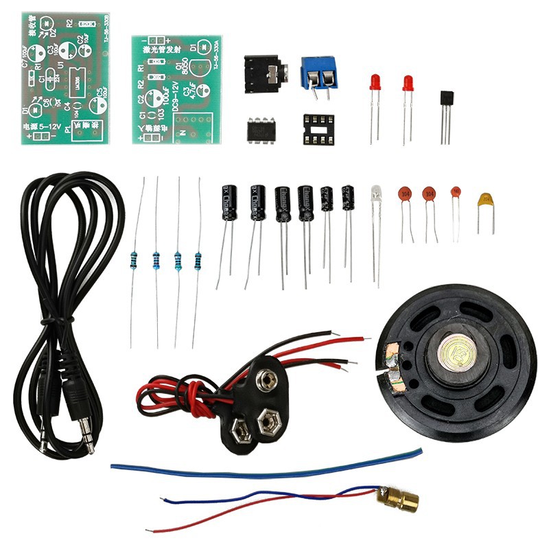 Laser emission audio receiving welding sleeve wireless audio transmission transmitter DIY making TJ-56-330 4