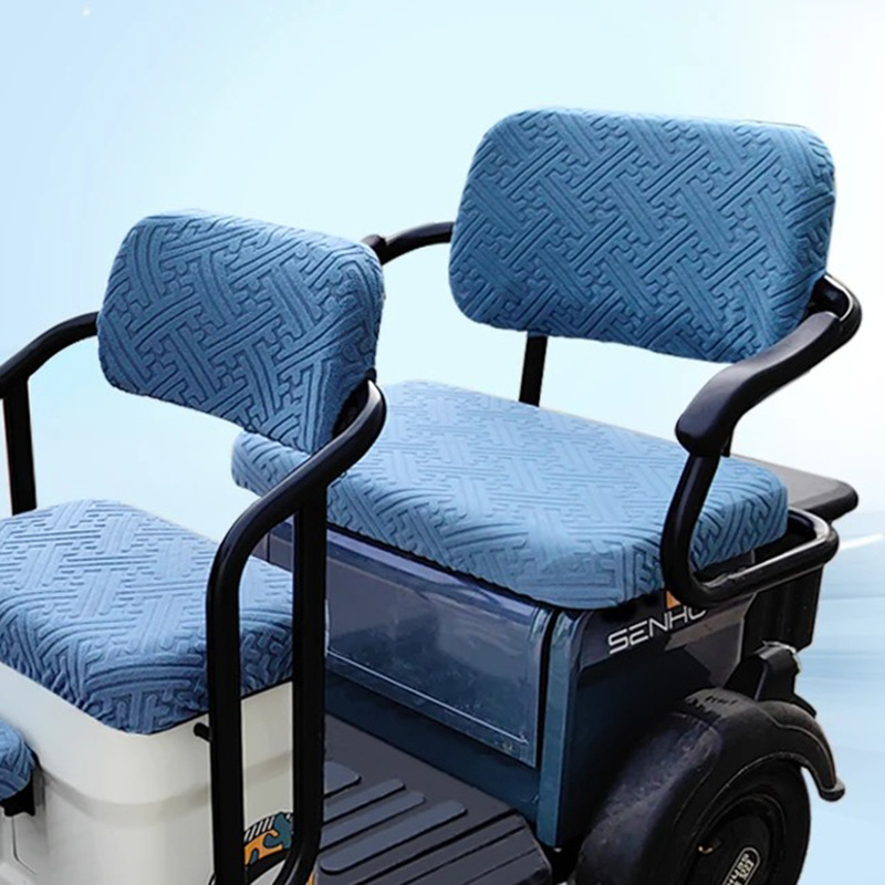 Three-Wheeler Seat Cover, Universal for All Seasons, Fully Enclosed Elastic Seat Cover, Universal Electric Three-Wheeler Seat Cover, Seat Protector