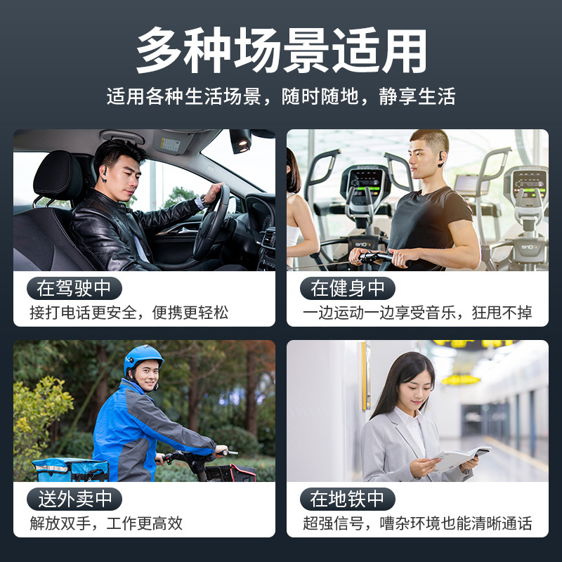 Nuevos productos transfronterizos Nuevo modelo privado M20S Auriculares Bluetooth colgantes Admite orejas izquierda y derecha para usar orejas Bluetooth inalámbricas