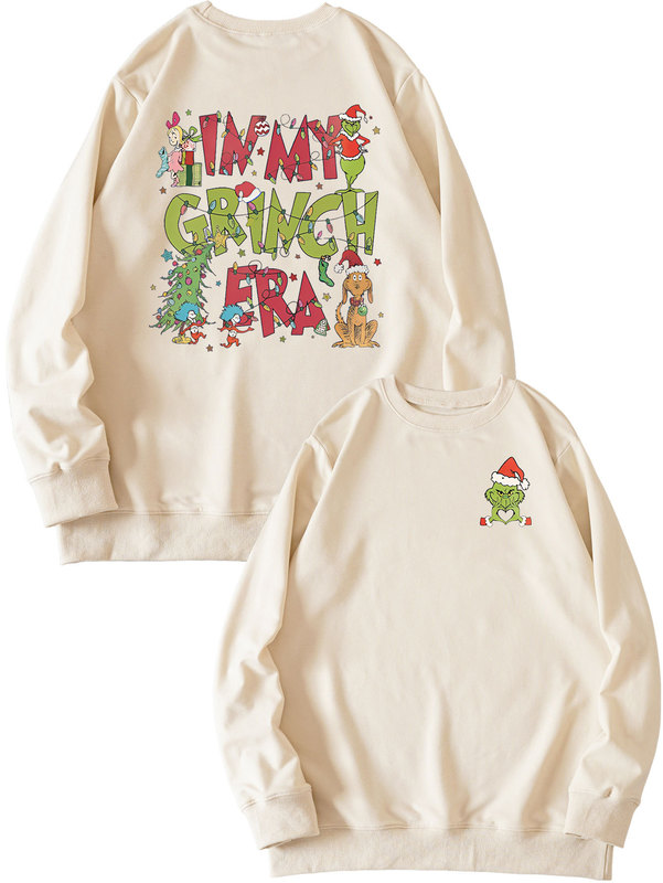European and American new in my grinch era Christmas grinch trendy double-sided printed sweater eBay long sleeve European and American new in my grinch era Christmas grinch trendy double-sided printed sweater eBay long sleeve
