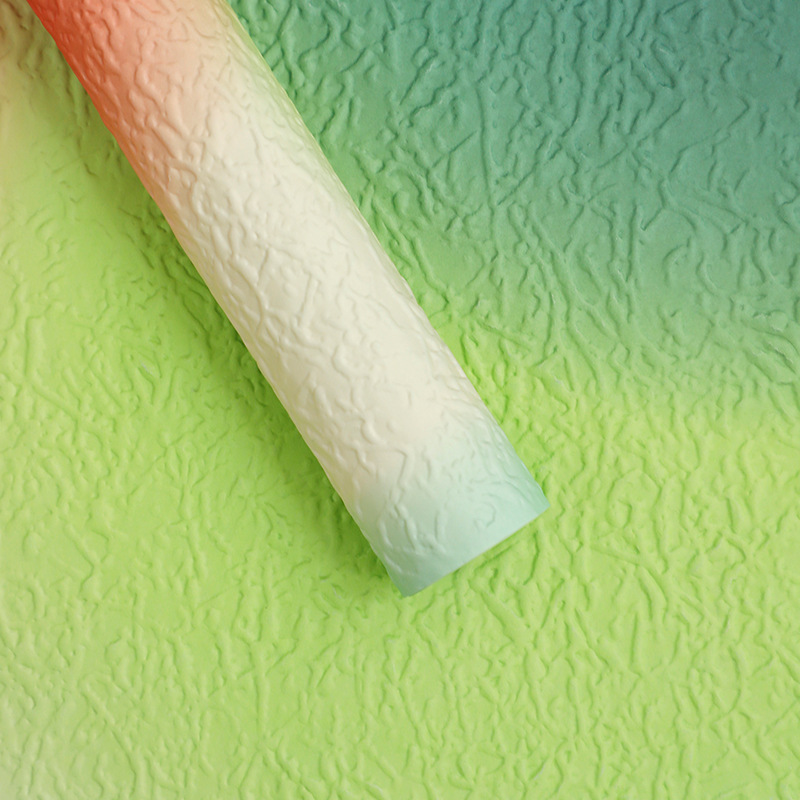 Papel de piedra gradiente textura de papel plegado flor florista embalaje de flores materiales de papel de flor impermeable engrosado sensación de alta calidad