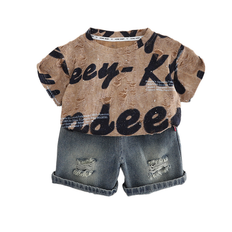 Summer children's set with letters