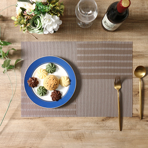 PVC household mat Teslin placemat insulation mat kitchen kitchen hotel insulation anti-slip table mat European tablecloth