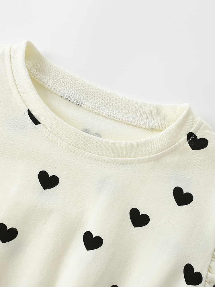 Malwee transfronterizo nuevo vestido de niña de mangas cortas A-falda fresco patrón europeo y americano para niños suaves y cómodos