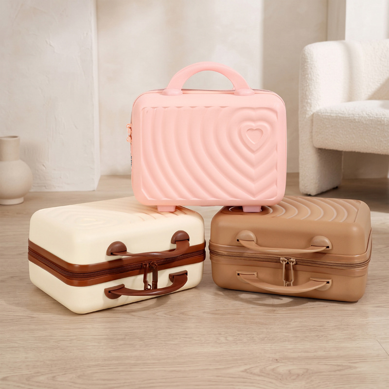 Fresh-style suitcase 14inch carry-on suitcase macaron color mini travel suitcase gift box with logo customization