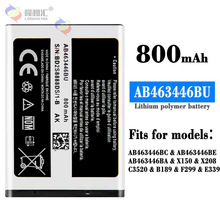 适用SamsungX150/X208/C3520外置电板AB463446BU手机电池