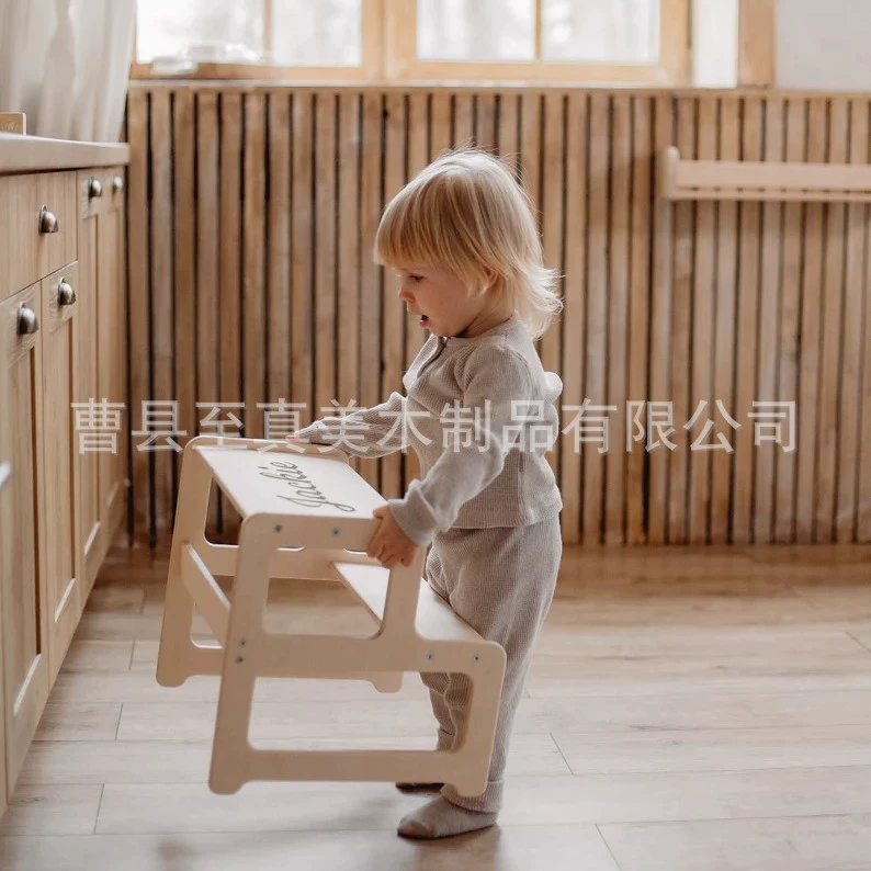 Деревянная ступенька портативный детский деревянный стул высокая кровать ступеньки бытовая ванная комната детская деревянная скамья для мытья рук