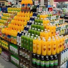 超市陈列木盒地堆木箱木质组合展示架六边形促销美陈情景道具陈列