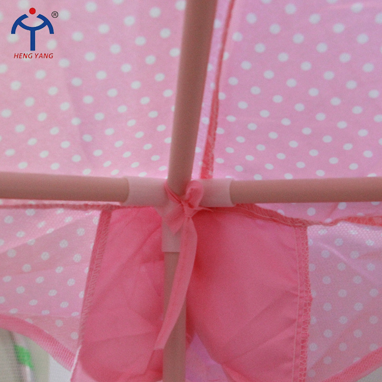 Venta al por mayor princesa Castillo pequeña carpa Chunya material textil niños juegan carpa Rosa niños carpa con pantalla de ventana