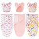 Foreign trade Europe and the United States cross-border e-commerce newborn baby baby delivery room wrap towel Indian hat two-piece baby spring silkworm sleeping bag