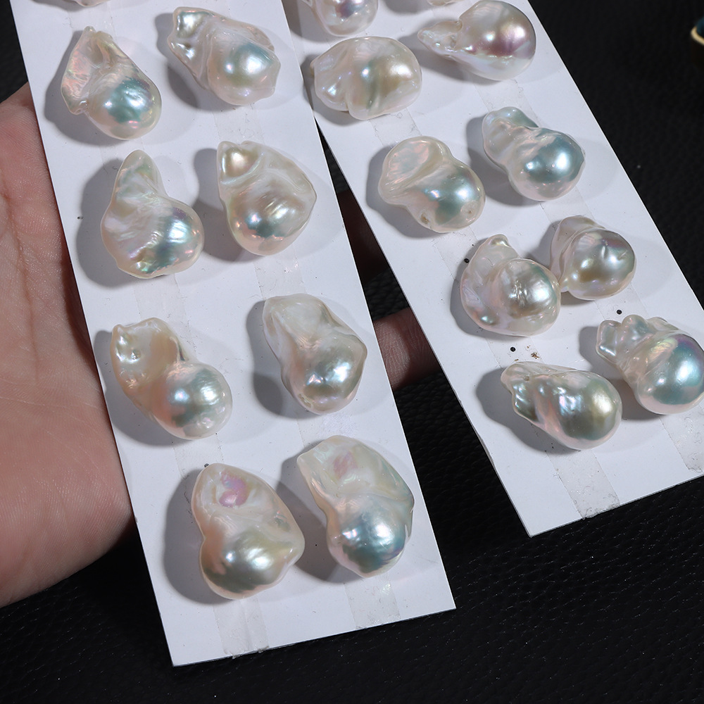 Unrepaired Baroque pearls, scattered natural fresh water fish tail bare beads, irregular DIY, strong light dazzling, can be paired