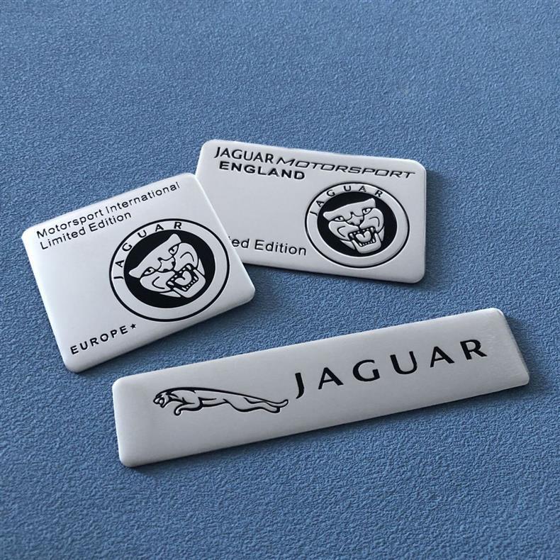 Suitable for Jaguar F-PACE car stickers, XJL car emblems, XFL rear tail emblems, XEL body stickers, and car modification metal stickers