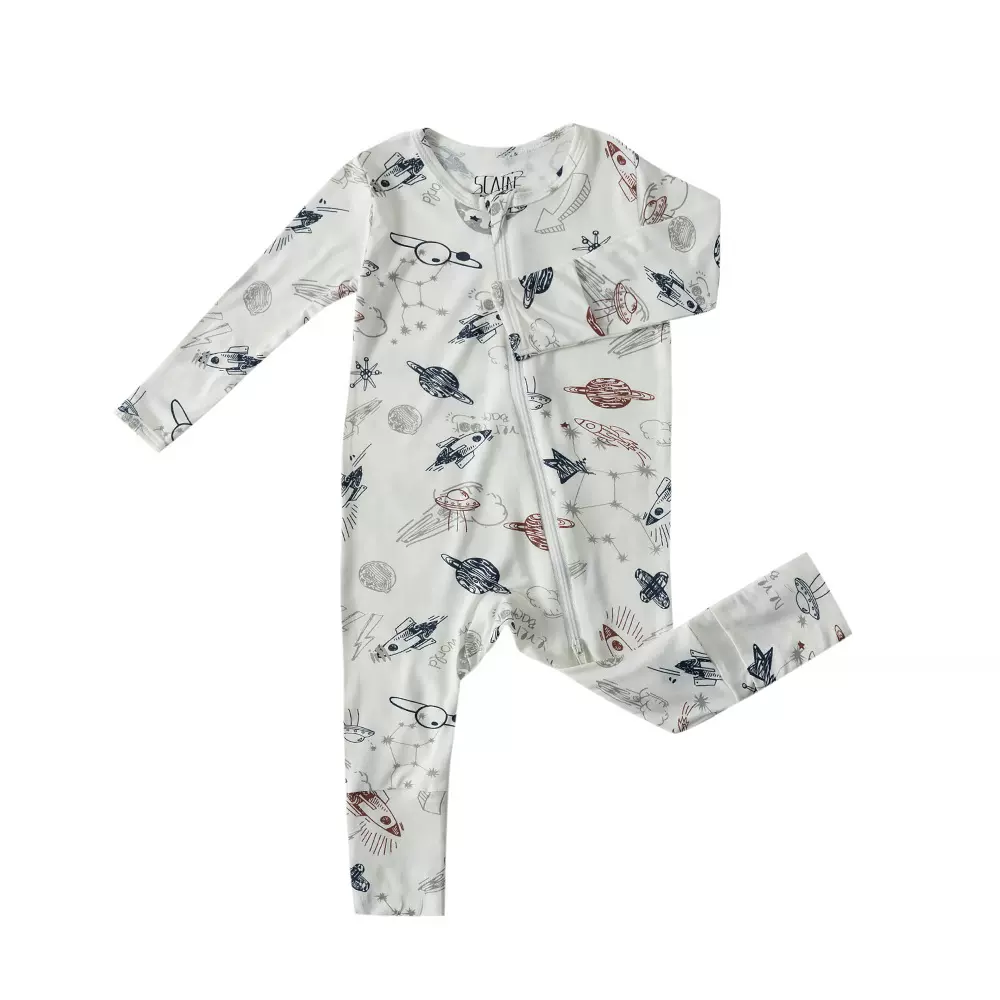 Scainf宝宝包屁衣春秋儿童服婴儿连体衣童装拉链长袖爬服婴儿哈衣