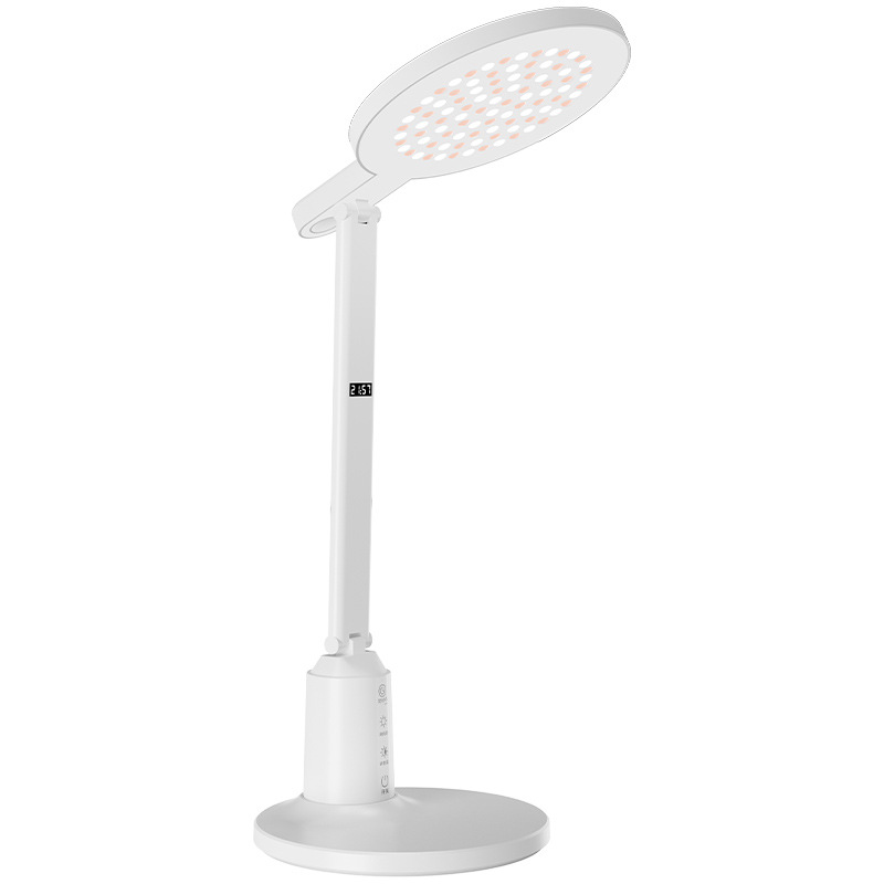 lámpara de escritorio de protección de ojos LED inteligente pantalla digital aprendizaje alumno especial lámpara de cabezal de cama dormitorio recargable cabezal de cama dormitorio lámpara de lectura