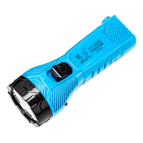 Strong light LED flashlight household rechargeable purple lamp banknote detection lamp fluorescent agent detection lamp lighting night market stall