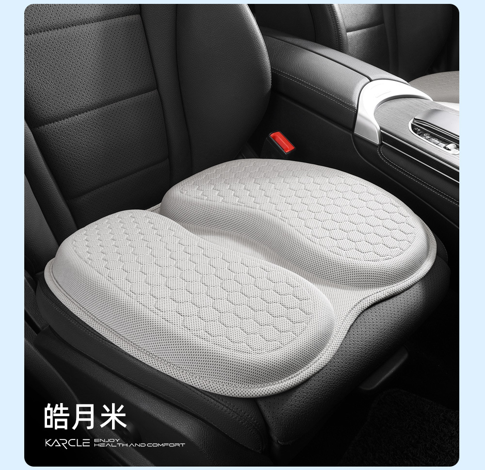 Car Seat Cushion Summer Honeycomb Gel Cartoon Cooling Pad Car Breathable Silicone Ice Pad Four-Season Ventilated Seat Cushion