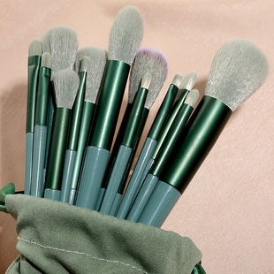 New 13 Sijiqing makeup brush set portable soft hair blush brush eye shadow brush full set of beauty tools