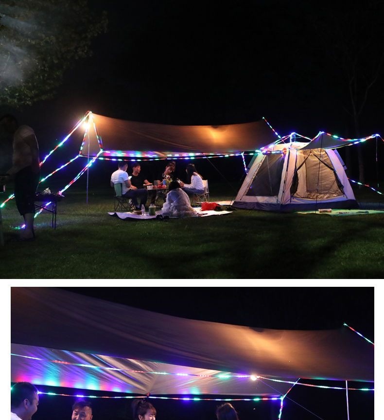 Outdoor canopy tent, thickened sunshade, waterproof, sunscreen, UV protection, portable, for camping and outdoor activities, butterfly-shaped canopy