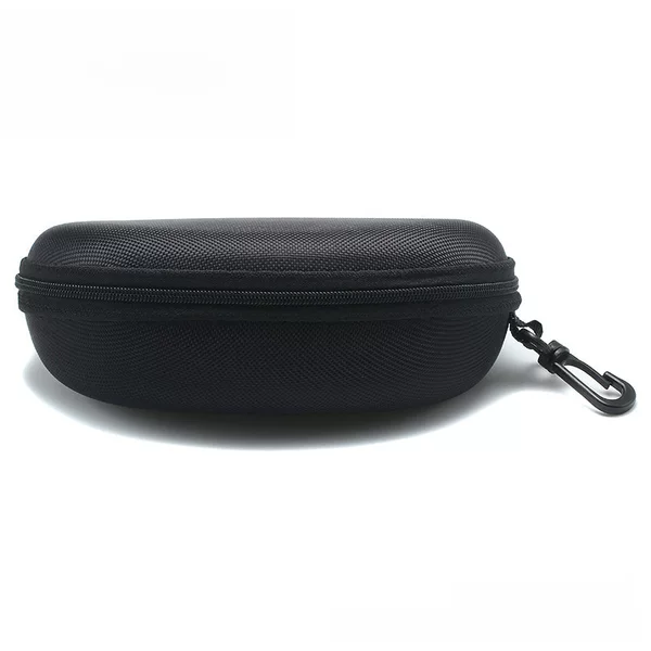 Glasses Case White Head Thickeneded Eva Hook Black 71 Oxford Cloth Sunglasses Case Sunglasses Zipper Bag Can Be Printed with Logo