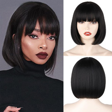 �S�ҬF؛�W�����w�R���������^��ֱ�l���w�^��Synthetic Bob Wigs