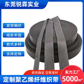 4.5级色牢度高分子纤维强力织带定制聚乙烯耐磨松紧